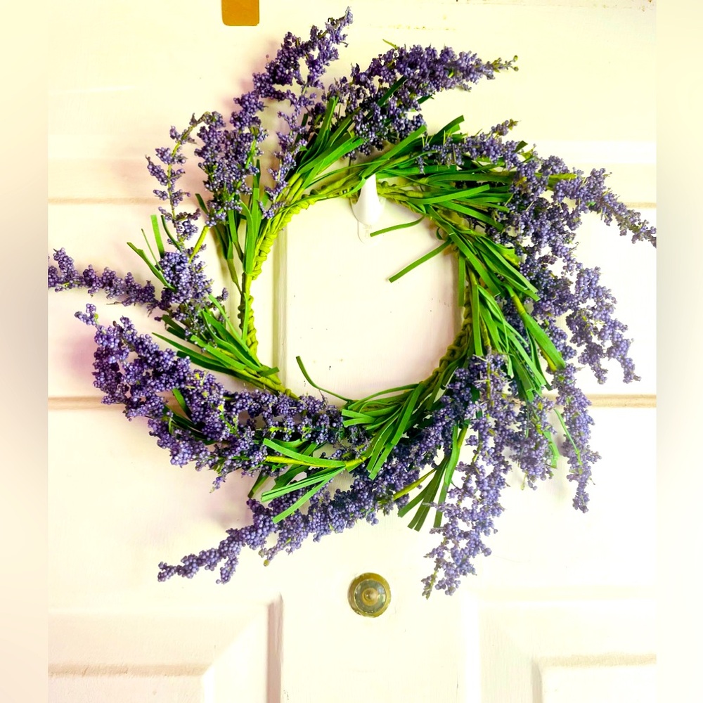 *Purple Astilbe Candle Ring, 5.5”